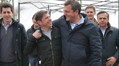 Cumbre del peronismo: Axel Kicillof, Máximo Kirchner y Sergio Massa se reunieron en La Plata