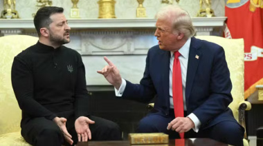 Un Trump muy enojado le advirtió a Zelenski que "estás jugando con la tercera guerra mundial"
