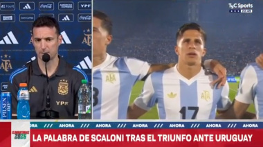 Lionel Scaloni, tras la victoria de Argentina en Uruguay: "El equipo está, más allá de los nombres"