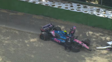 VIDEO- Duro accidente de Franco Colapinto en Imola, Piastri se quedó con la pole