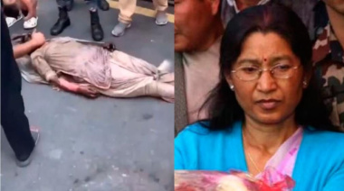 Nepal: Quemaron viva a la esposa del ex primer ministro durante las protestas