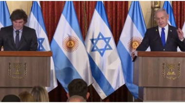 Antes de regresar a Buenos Aires, Milei se encontró con Netanyahu para ratificar su apoyo a Israel frente a Hamas