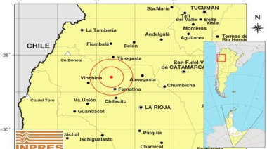 Temblor de 5.9 en la zona de Famatina, La Rioja