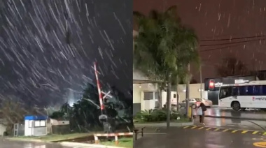 Caída de nieve en Buenos Aires