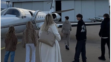 Wanda Nara viajó con sus 5 hijos a Bariloche de vacaciones de invierno: frío, nieve y mucho amor
