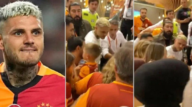 Escándalo en Turquía: Mauro Icardi protagoniza un altercado con un hincha en un centro comercial