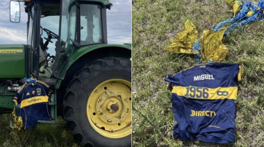 La camiseta de Miguel Ángel Russo que Boca lanzó al cielo en la Bombonera apareció en Uruguay