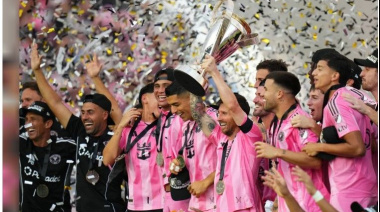 VIDEO- Así festejó Messi el título de campeón de la MLS con el Inter Miami