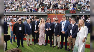 Javier Milei asistió a la Final del Abierto Argentino de Polo de Palermo