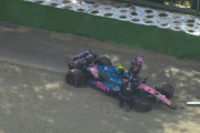 VIDEO- Duro accidente de Franco Colapinto en Imola, Piastri se quedó con la pole