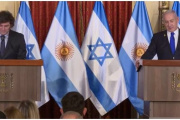 Antes de regresar a Buenos Aires, Milei se encontró con Netanyahu para ratificar su apoyo a Israel frente a Hamas